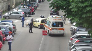 Incidente in centro a Pinerolo