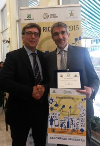 Il Presidente del Consorzio Italiano Compostatori  Alessandro Canovai  ha consegnato il premi_