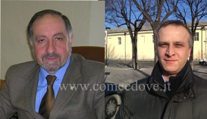 Il sindaco di Pinerolo Buttiero e il segretario del Pd Ricchiardi