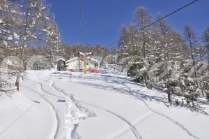 Pragelato arrivo della seggiovia Conca del sole 