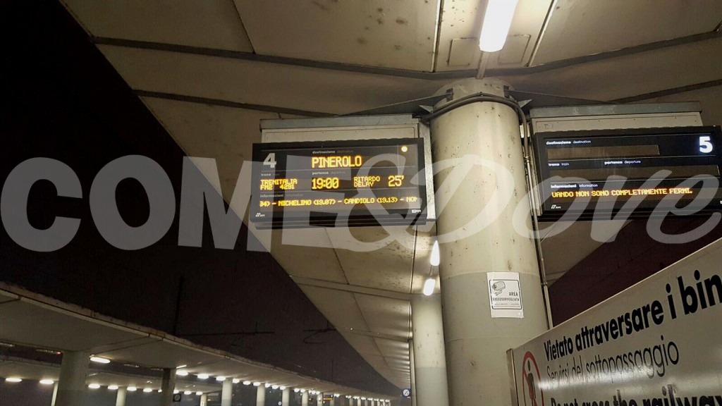Per i minuti rubati dal treno ai pendolari  della Pinerolo-Torino in arrivo sanzioni per Trenitalia?