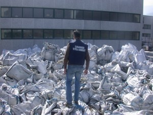 Villar Perosa: i carabinieri del nucleo operativo ecologico sequestrano 150 tonnellate di rifiuti industriali
