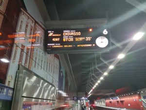 In ritardo il treno dei pendolari