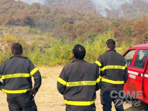 Ancora fuoco nel Pinerolese: gli aggiornamenti di sabato
