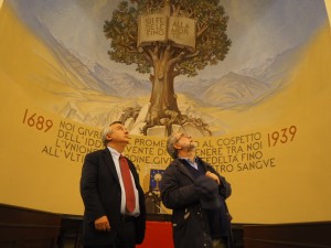 Il direttore de “La Stampa” in visita a Torre Pellice nella capitale dei valdesi