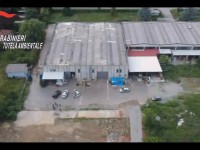 VIDEO | Cumiana con il drone si scoprono capannoni usati per stoccare i rifiuti