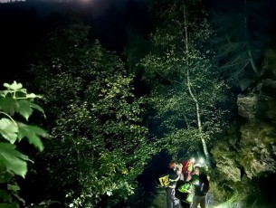 Prali: intervento notturno per il Soccorso alpino, salvi due escursionisti
