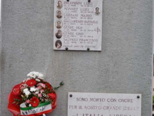 L’Anpi ricorda i 7 partigiani uccisi a Ponte Chisone