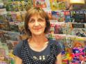 Laura Poet nella sua edicola