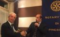 Antonio Pironti e Alessandro Lazzari presidente del Rotary di Pinerolo 