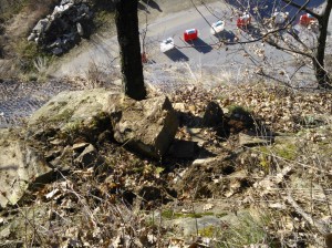 frana strada Pramollo