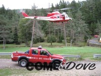 Cercatore di funghi salvato dai vigili del fuoco di Pinerolo