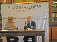 Il Moderatore della, Tavola Valdese, Eugenio Bernardini, intervistato dal direttore della Nev Gian Mario Gillio