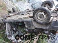 Bobbio Pellice, 4 feriti nell’auto nel burrone
