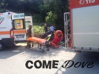 San Pietro Val Lemina: finisce fuori strada con la sua auto