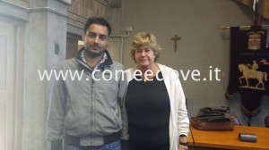 Susanan Camusso con Guruseb Singh
