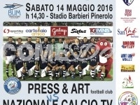 Domani in campo a Pinerolo la Nazionale Calcio Tv