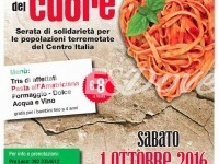 La cena del cuore a sostegno delle popolazioni terremotate