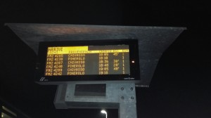 orario treni pannello