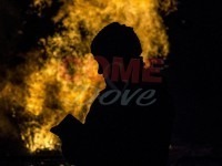 FOTO | Le immagini del falò di Pinerolo