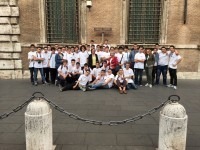 In visita al Senato con le magliette dell’Engim