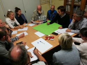 Uno dei tavoli di lavoro per il centro storico