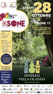Locandina inaugurazione ostello