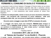 Consumo del suolo: se ne parla domani sera (venerdì)
