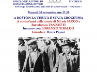 Sacco e Vanzetti: incontro al Circolo dei Lettori