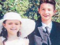 Camilla con il fratello Manuele