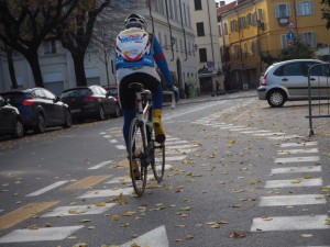 PInerolo, la pista ciclabile che costeggia il Comune