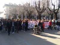 FOTO | Corteo di studenti contro i tagli all’istruzione