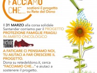 Di corsa per il Progetto Protezione Famiglie Fragili in ambito Oncologico