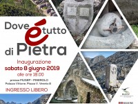 Inaugurazione della mostra ” Dove tutto è pietra”