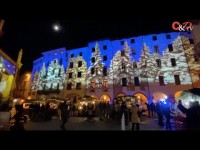 VIDEO | Pinerolo Natale 2019, si accendono le luci in piazza del Duomo