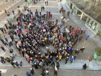Primo incontro in piazza per le Sardine