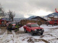 San Germano, brucia una baita