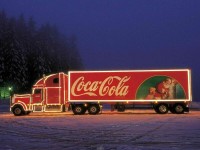 Arriva il camion di Natale della Coca Cola a None e Volvera
