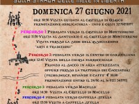 Domenica si pedala fra le mele e i castelli del Pinerolese