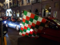 Pinerolo, dopo la vittoria gli immancabili caroselli