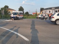 Vigone, scontro auto bici