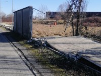 Volvera,  per il vento chiusa via Agnelli