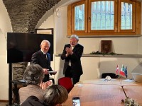 Un momento della cerimonia