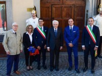 Matarella a Torre Pellice inaugura la targa dedicata a Spinelli