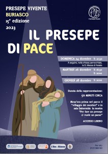 locandina presepe buriasco
