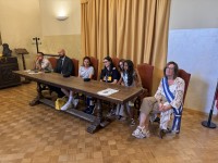Le campionesse del volley ricevute in municipio a Pinerolo
