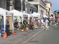 I gazebo collocati in via Buniva