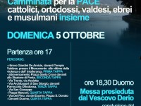 Camminata per la pace a Pinerolo – Domenica 5 ottobre 2025