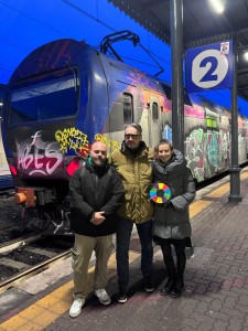 Stazione di Pinerolo, flash mob