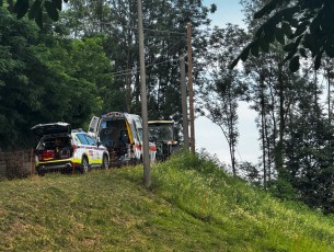 Grave incidente oggi sulle colline di Bricherasio, coinvolto un ragazzo in bici. Trasferito in elicottero al Regina Margherita